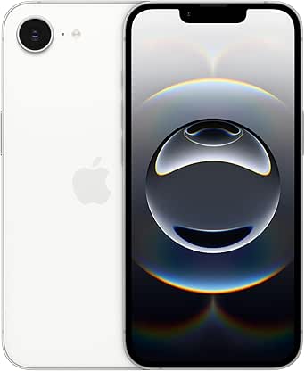Apple iPhone 16e 128 GB: progettato per Apple Intelligence, con chip A18, un’autonomia grandiosa, fotocamera Fusion da 48MP e display Super Retina XDR 6,1''; Bianco