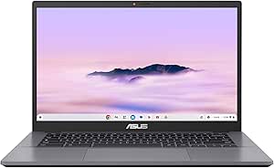 ASUS Chromebook Plus CX3402CBA#B0CH1HBYF9, Notebook 14" FHD, Display Anti-Glare, Intel Core 12ma gen i3-1215U, RAM 8GB, 128GB UFS, grafica Intel UHD, ChromeOS, Grigio