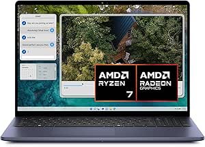 Dell Inspiron 16 5645 Notebook 16" Schermo FHD+ (1920x1200), AMD Ryzen 7 8840U, Grafica Radeon, 16 GB RAM, 1TB SSD, Windows 11 Home, Lettore di impronte, Tastiera Italiana Retroilluminata