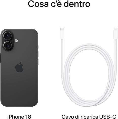 Apple iPhone 16 pro Max 128 GB: Telefono 5G con Controllo fotocamera, chip A18 e tanta autonomia in più. Compatibile con AirPods; Nero