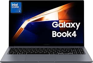 SAMSUNG Galaxy Book4, 3 anni di garanzia, Processore Intel Core 5, 16GB RAM, 512GB, Laptop 15.6" LED IPS Full HD, Windows 11 Home, Gray [Versione Italiana]