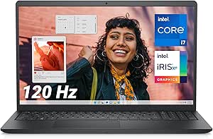 Dell Inspiron 15 (3530) Laptop 15,6’’ FHD 120 Hz, Intel Core i7-1355U, 16 GB RAM, 512 GB SSD, Intel Iris Xe Graphics, Windows 11 Home, HDMI, USB-C, Wi-Fi 6, Tastiera Italiana - Nero Carbone