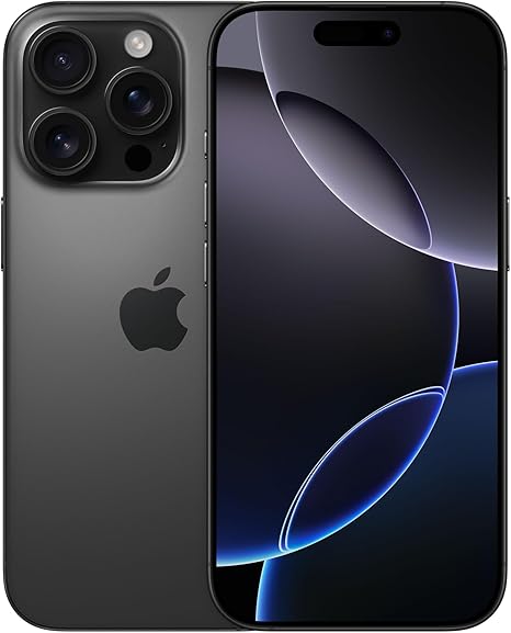 Apple iPhone 16 Pro 128 GB: Telefono 5G con Controllo fotocamera, Dolby Vision 4K a 120 fps e un’autonomia senza precedenti. Compatibile con AirPods; Titanio nero