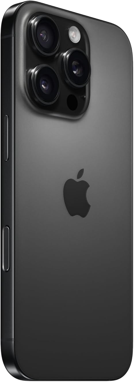 Apple iPhone 16 Pro 128 GB: Telefono 5G con Controllo fotocamera, Dolby Vision 4K a 120 fps e un’autonomia senza precedenti. Compatibile con AirPods; Titanio nero