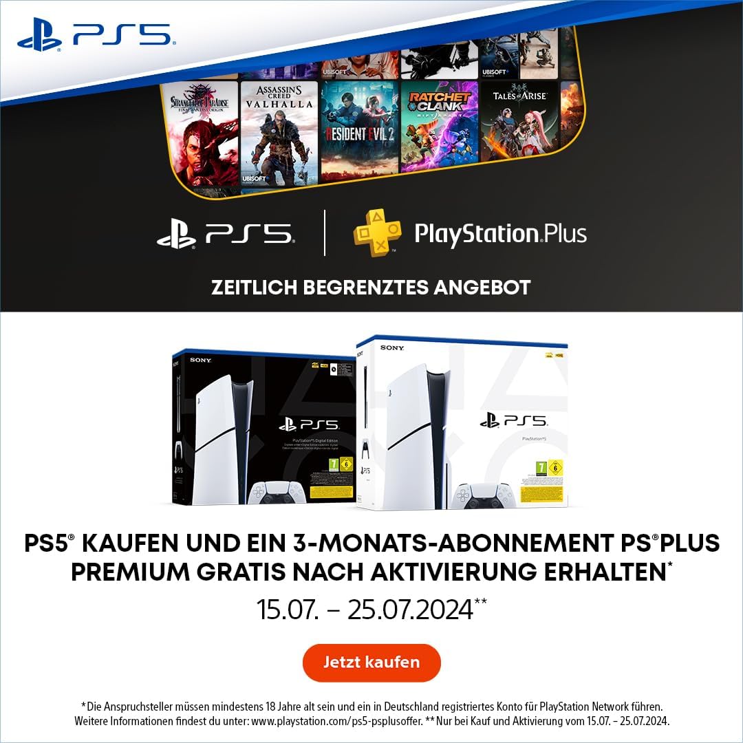 Playstation Pacchetto 5 (edizione digitale) + 2 controller wireless DualSense™